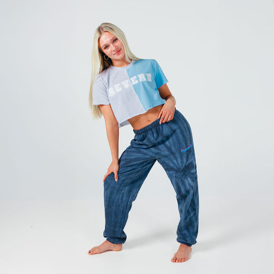 Reverb Black Tie-Dye Sweatpants